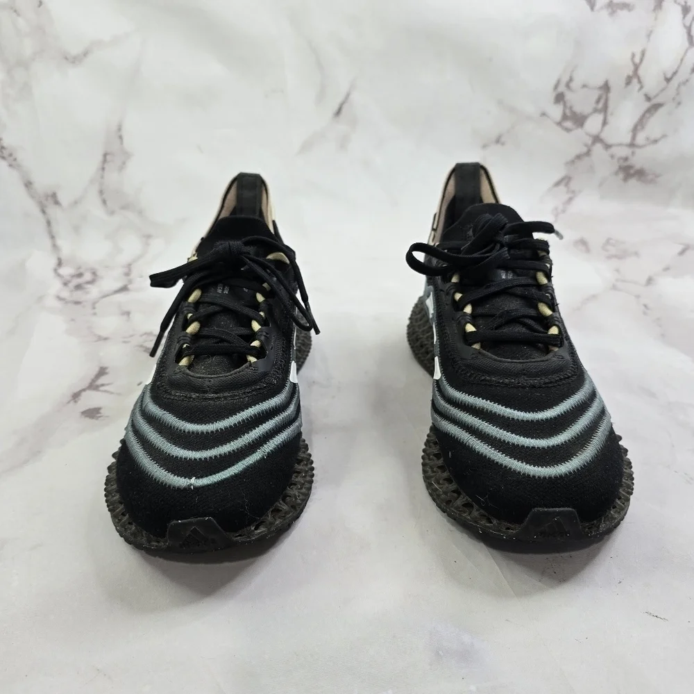 Adidas Mens 7.5 40.5 4D FWD X Parley Core Black Running Shoes Sneakers Recycled